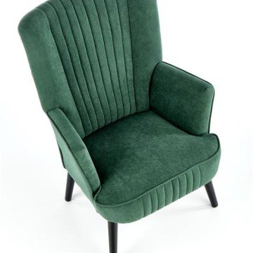 Фото4.Кресло DELGADO Halmar Темно-зеленый